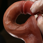 Clitoris 22cm dildo seksspeeltje waterdicht vloeibaar siliconen materiaal