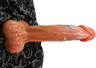 7 de duim de V.S. buigt van het Siliconeg van Zuignapdildo het Realistische Stuk speelgoed van het de Vlekgeslacht