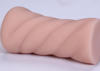 De realistische 13.2cm*6cm Zakpussy Kleur van Geslachtstoy white pink tan black